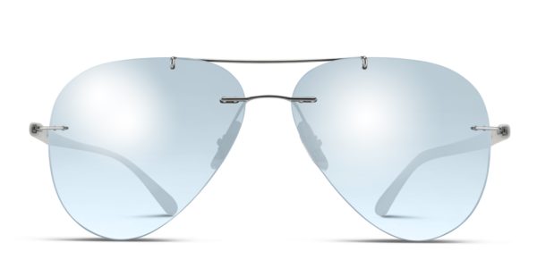Ray-Ban 8058 Silver w/White (Non-Rx-able)