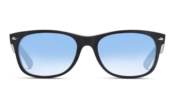 Ray-Ban 2132 Wayfarer Alcantara Black w/Blue (Non-Rx-able)