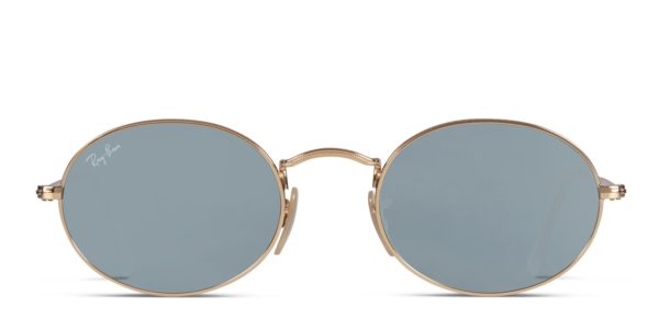 Ray-Ban 3547N Oval Gold w/Silver