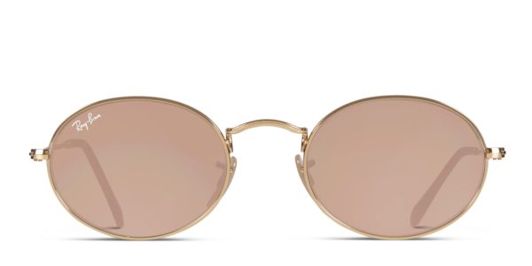 Ray-Ban 3547N Oval Gold w/Pink