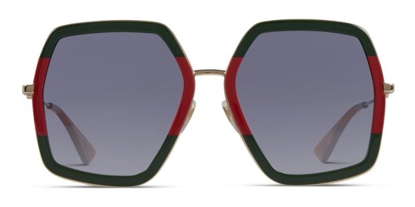 Gucci GG0106S Green/Red w/Gold