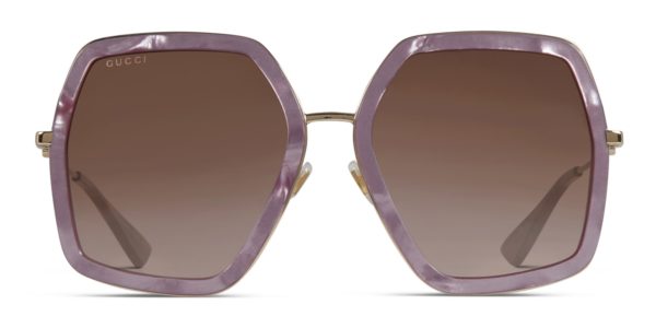 Gucci GG0106S Purple w/Gold