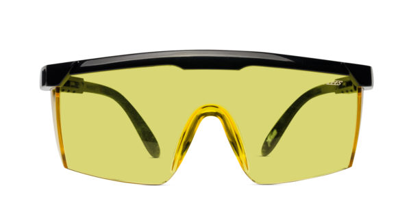 AS03 Black w/Yellow Safety Glasses (Non-Rx-able)