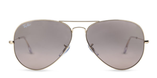 Ray-Ban 3025 Gold w/Brown/Clear XL