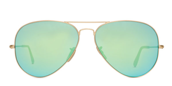 Ray-Ban 3025 Gold w/Green (Non-Rx-able)