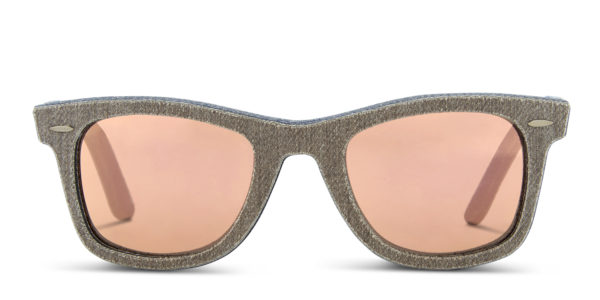 Ray-Ban 2140 Wayfarer Denim Beige w/Blue (Non-Rx-able)