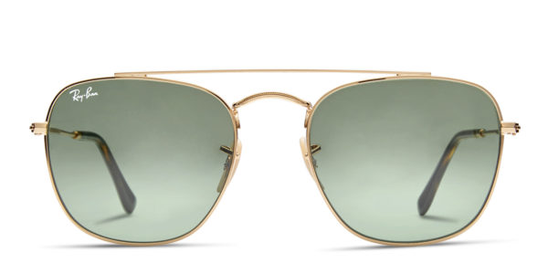 Ray-Ban 3557 Gold w/Green
